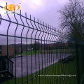Green RAL6005 powder coated rigid fence panels